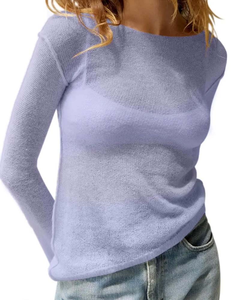 Pull Uni Manches Longues