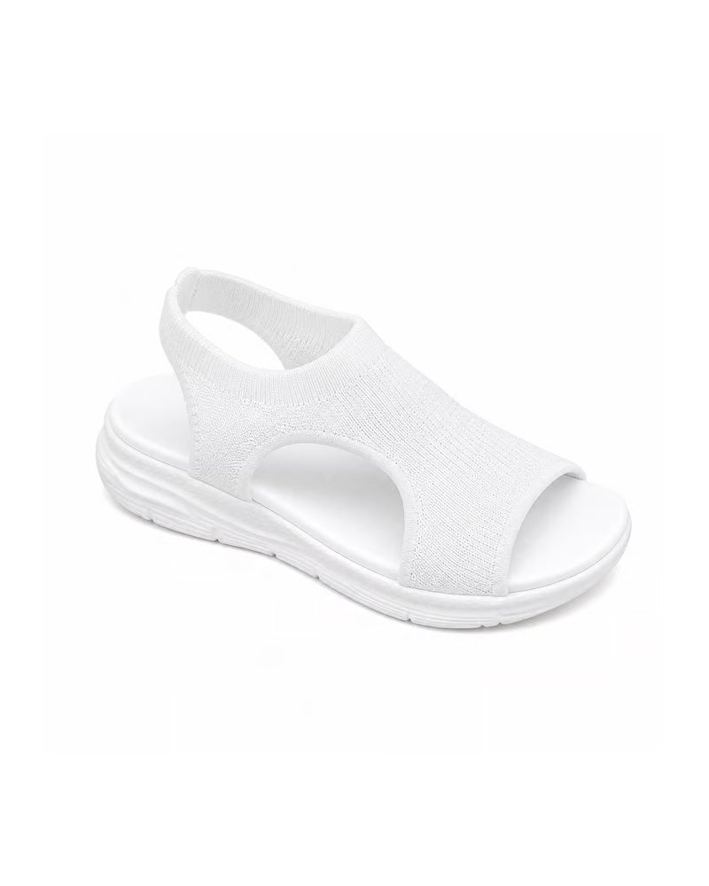 Sandales Ouvertures D’Orteil Tissu Flyknit