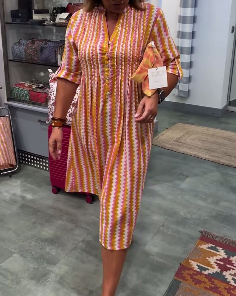 Obe À Imprimé Vagues