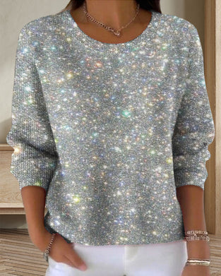 Sweat Décontracté À Col Rond