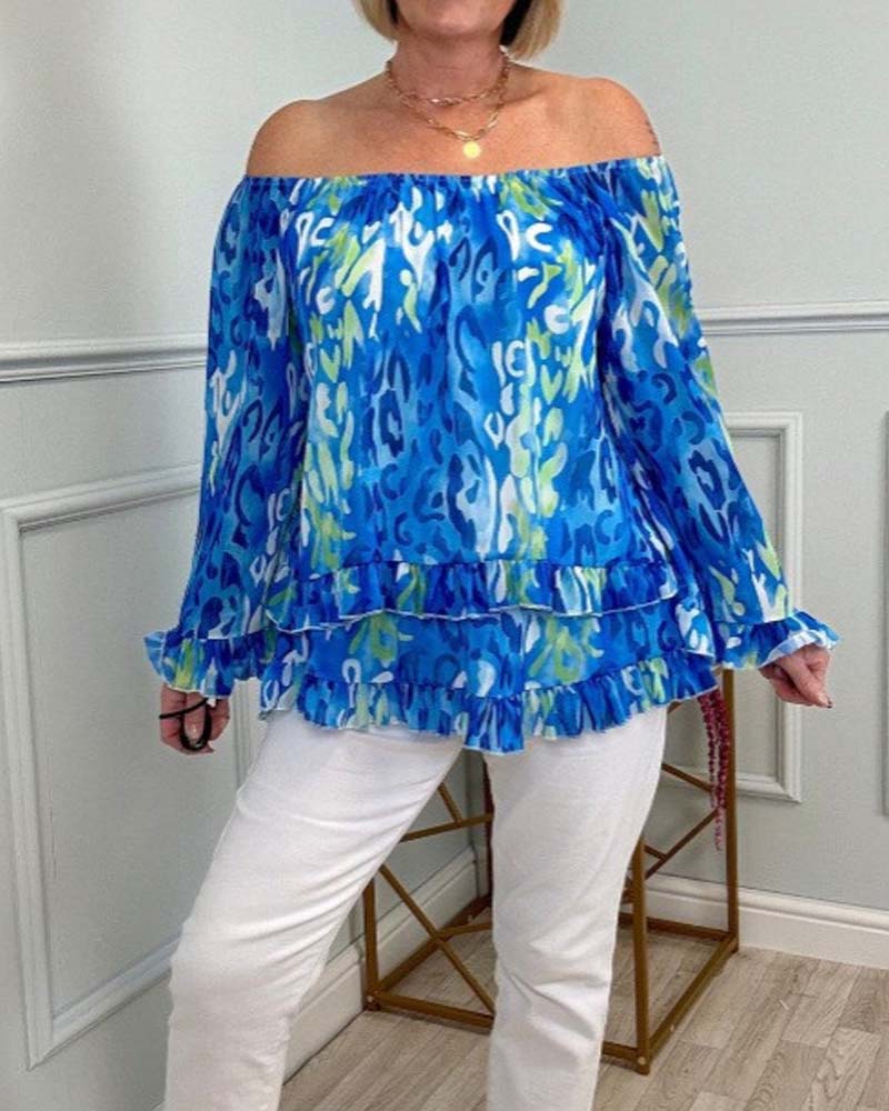 Blouse Manches Longues Imprimé