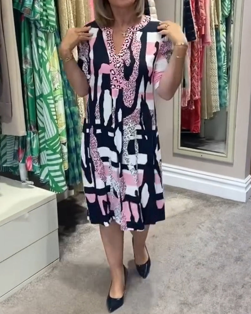 Robe midi femme imprimé léopard