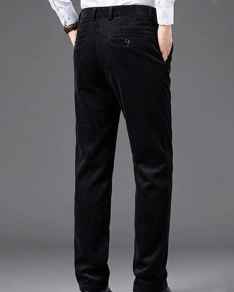 Pantalon Jambe Droite Homme Décontracté