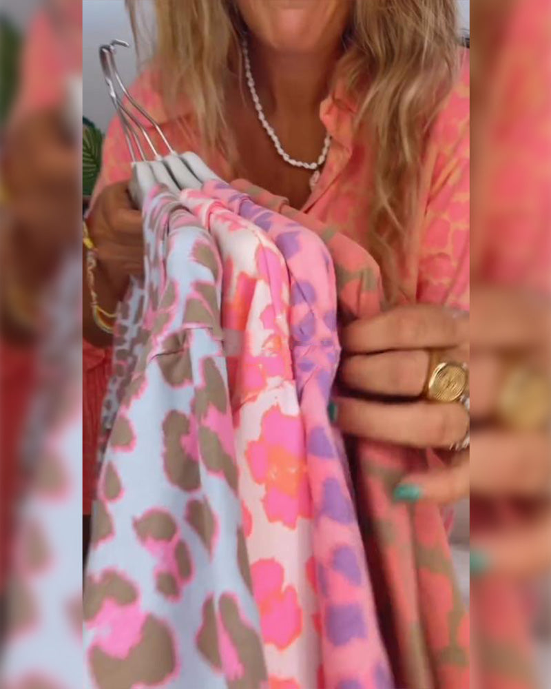 Combinaison Tendance Imprimé Léopard