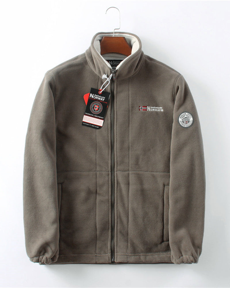 Veste Homme Double Couche Fleece & 50% DE RÉDUCTION