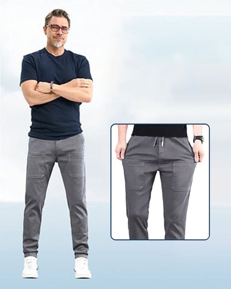 Pantalon Stretch Élevé Multi-Poche Durable Cargo