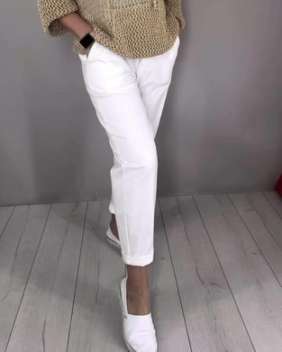 Pantalon Décontracté Cheville Skinny