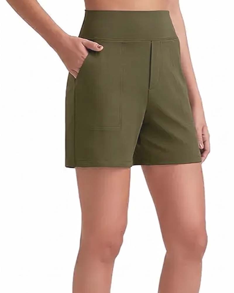 Shorts Taille Haute Athlétique Course