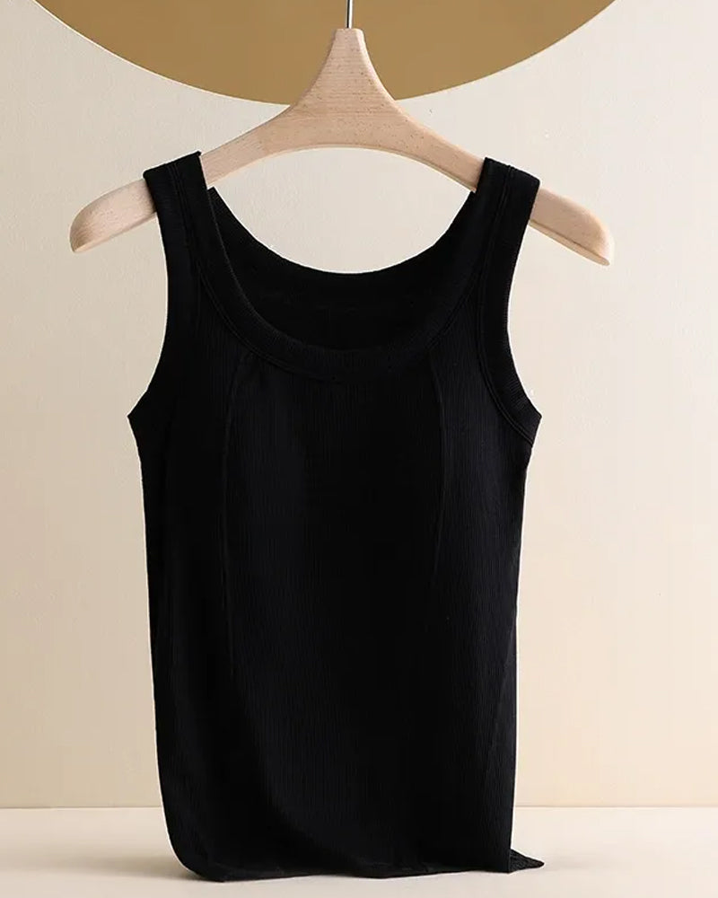 Top Cami Uni Avec Soutien‑Gorge Intégré