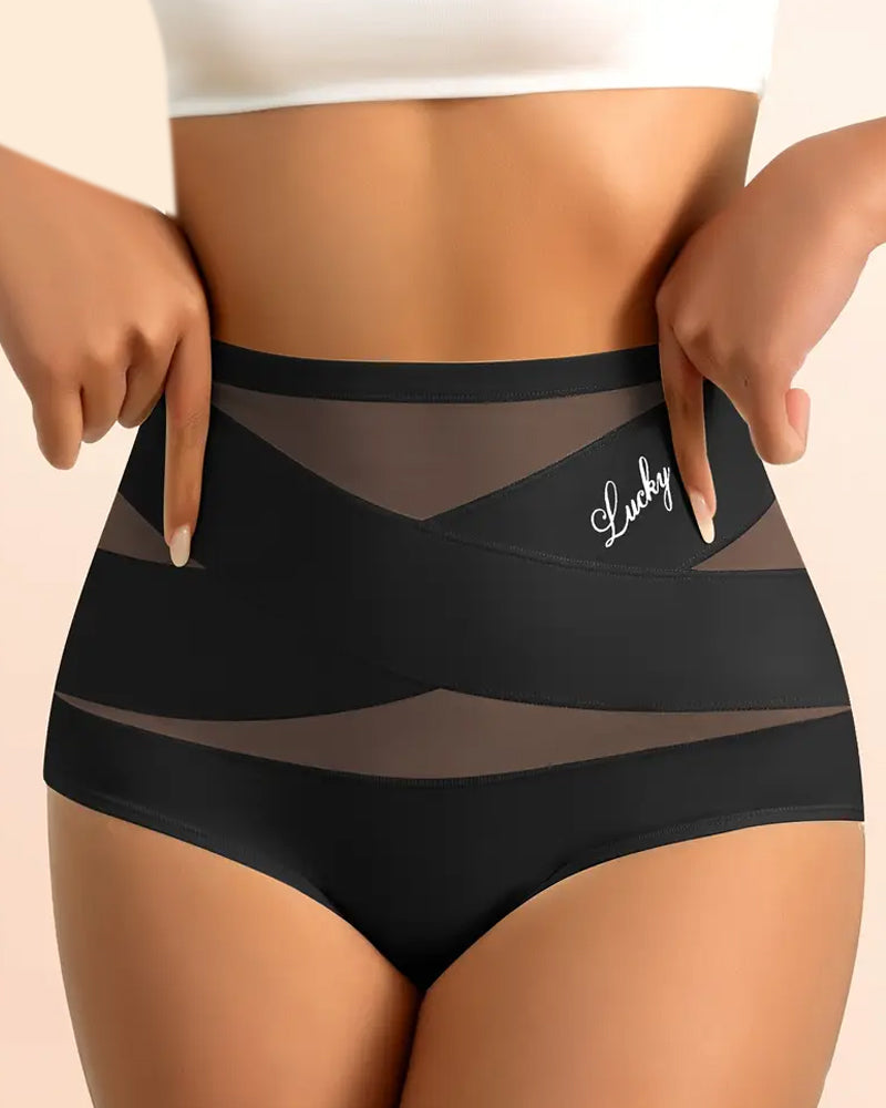 Culotte Femme Taille Haute Sans Couture Gainante Et Affinante