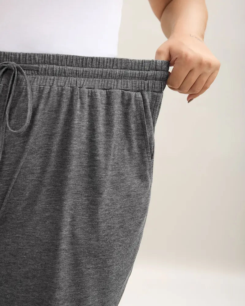 Shorts Unis À Cordon