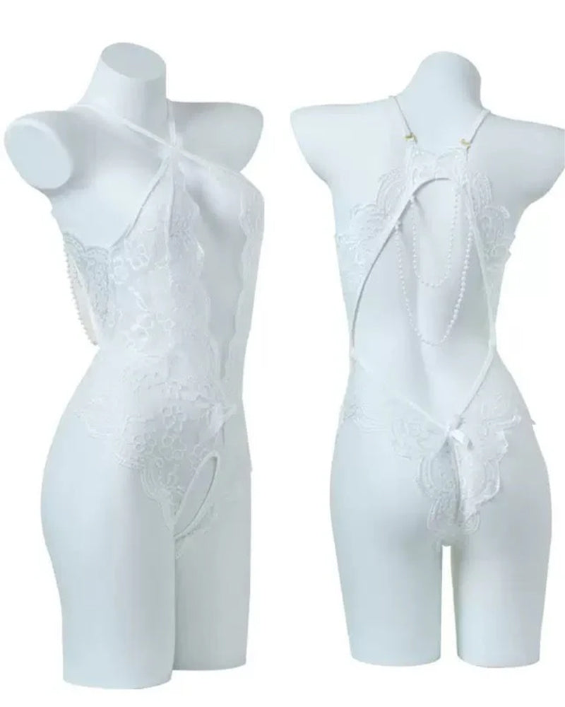 Lingerie Dentelle Sans Dos Une Pièce