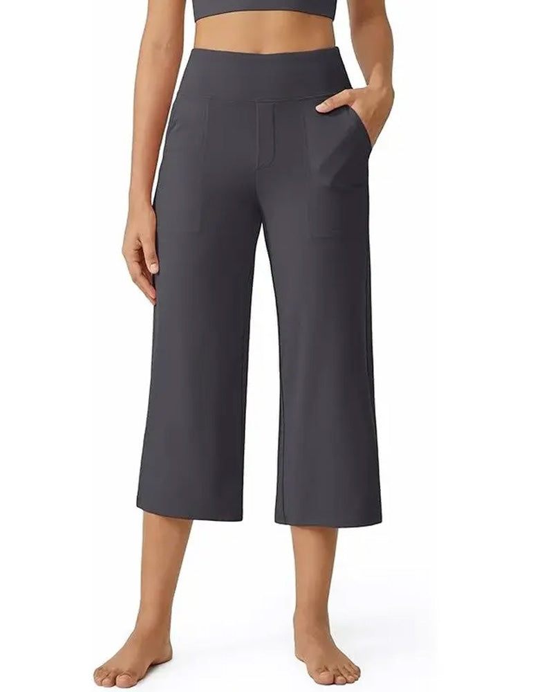 Pantalon Unie Décontracté Polyvalent Court
