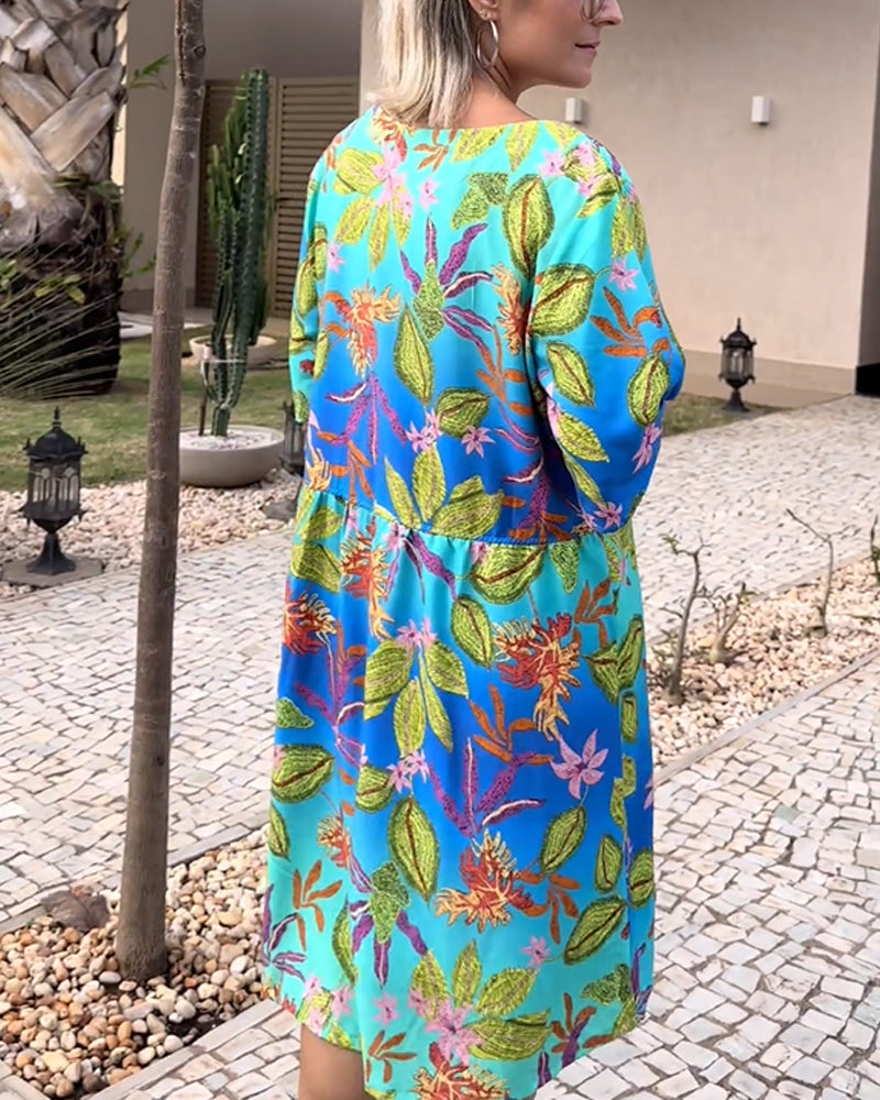 Robes aux imprimés botaniques et styles décontractés