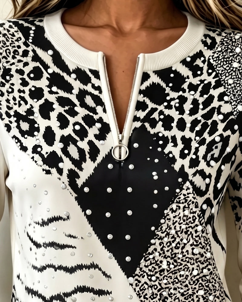 Sweat‑shirt Manches Longues Col Rond