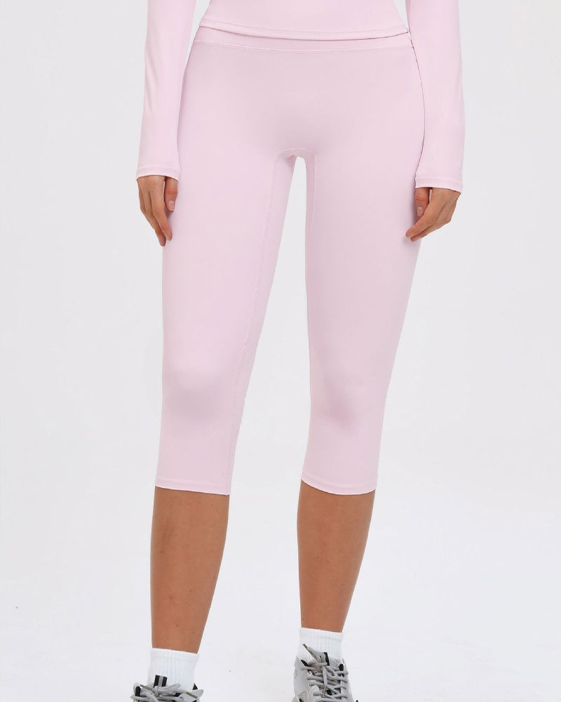 Leggings Yoga Taille Haute Mi-Longue