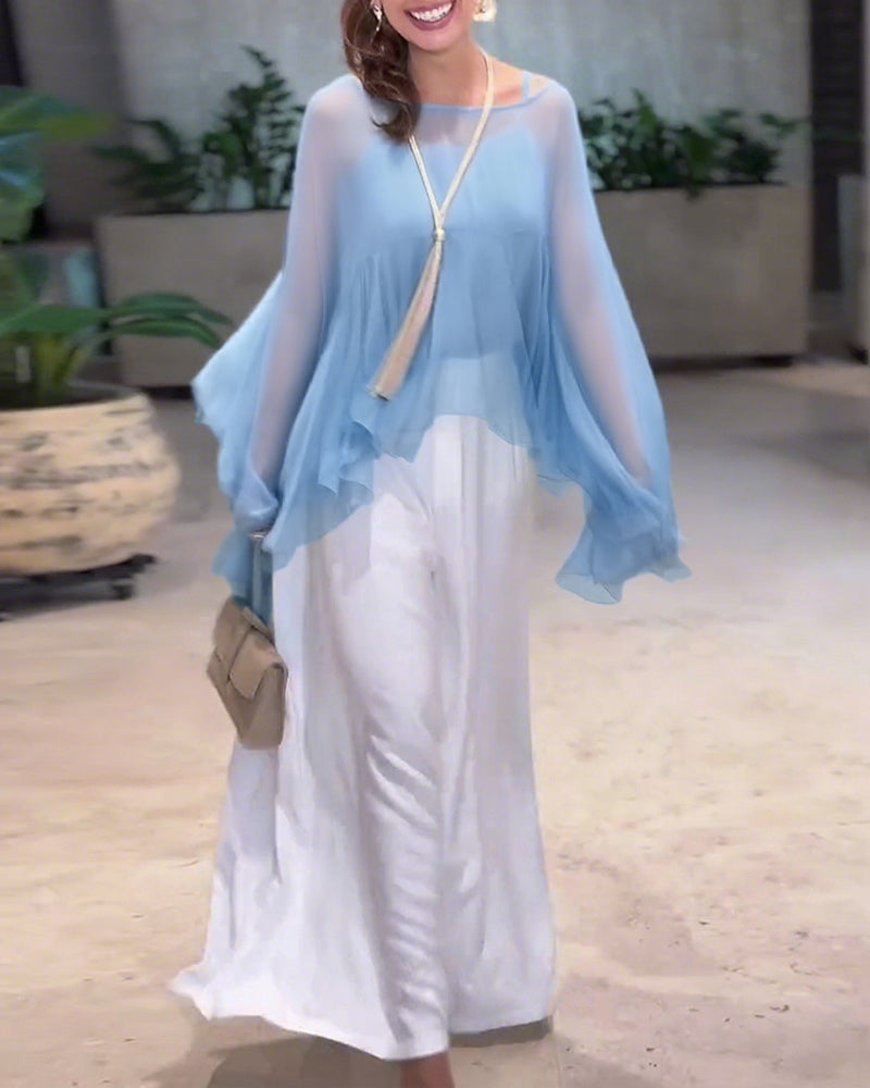 Blouse Unie Au Style Élégant