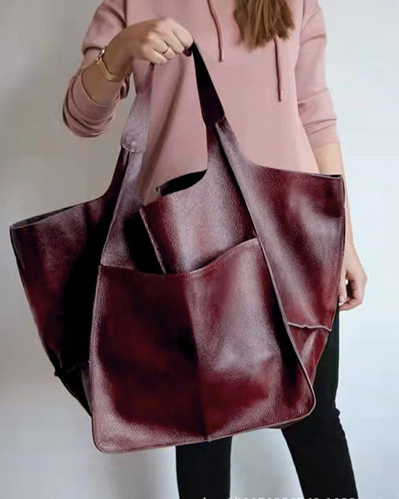 Sacs à main en cuir grande capacité pour femme