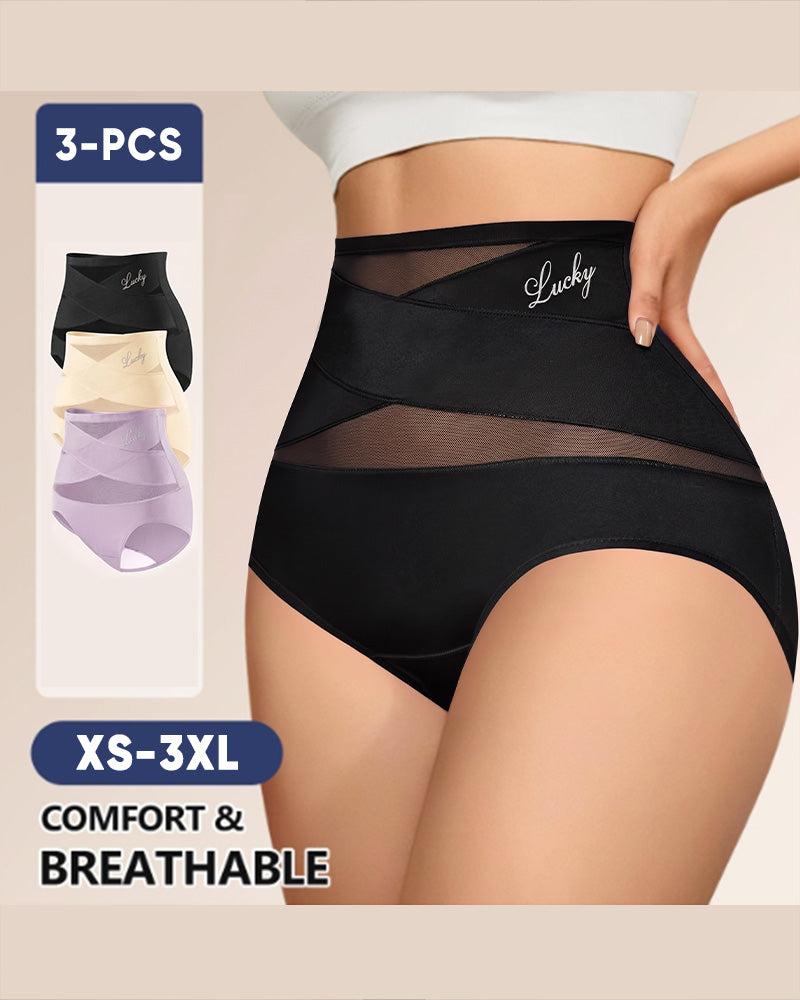 Culotte Femme Taille Haute Sans Couture Gainante Et Affinante