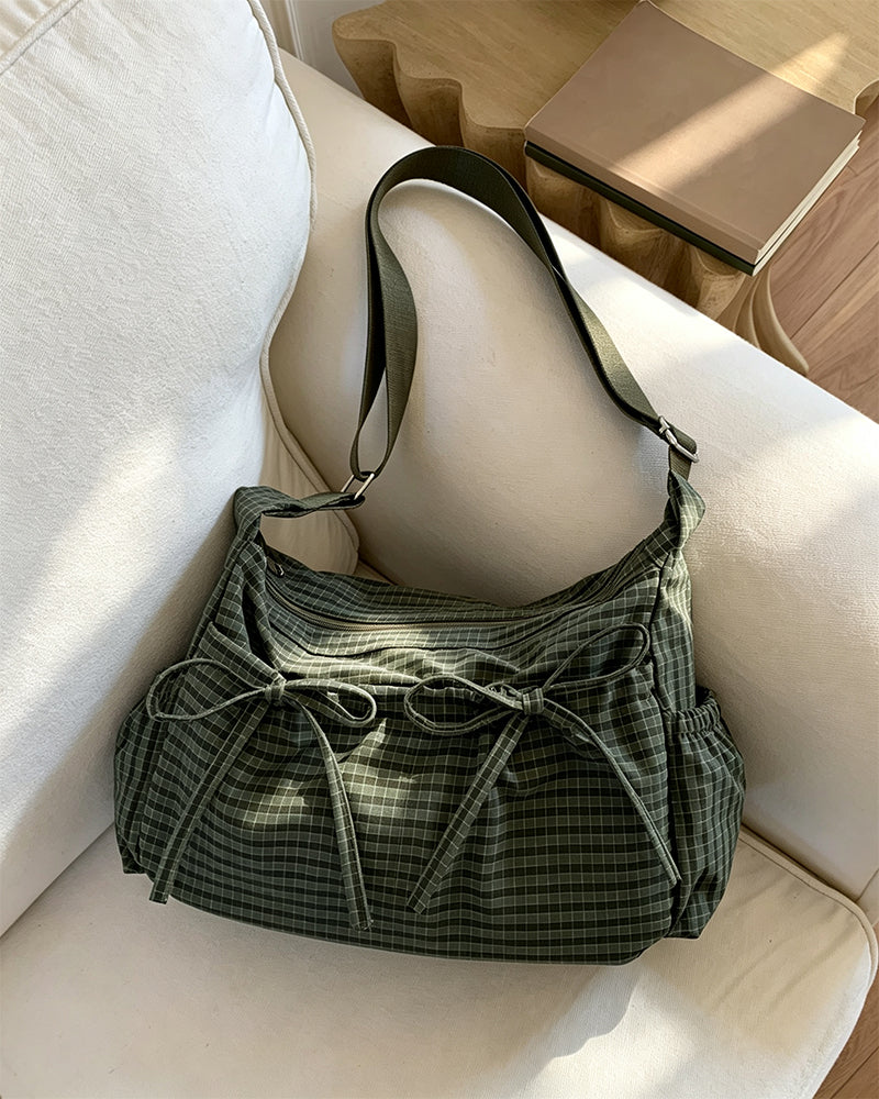 Sac Nœud Carreau Crossbody