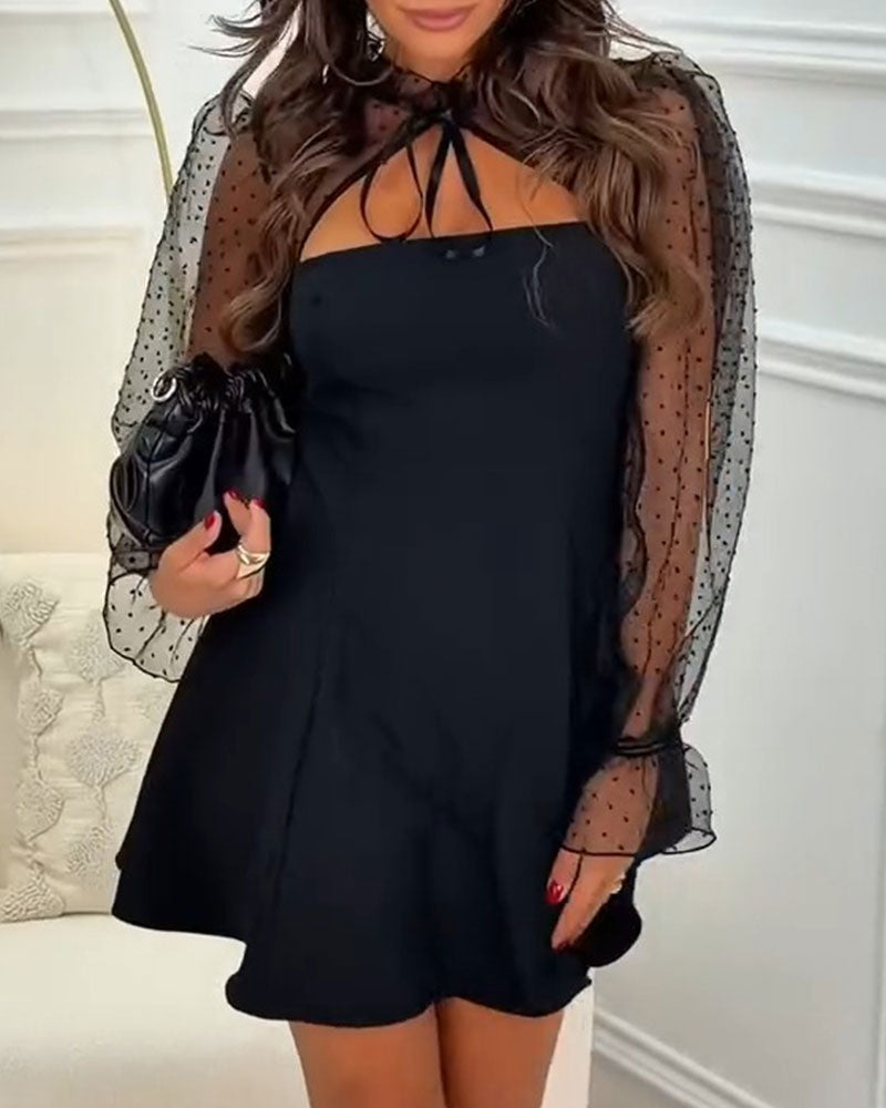 Robe À Pois Transparente