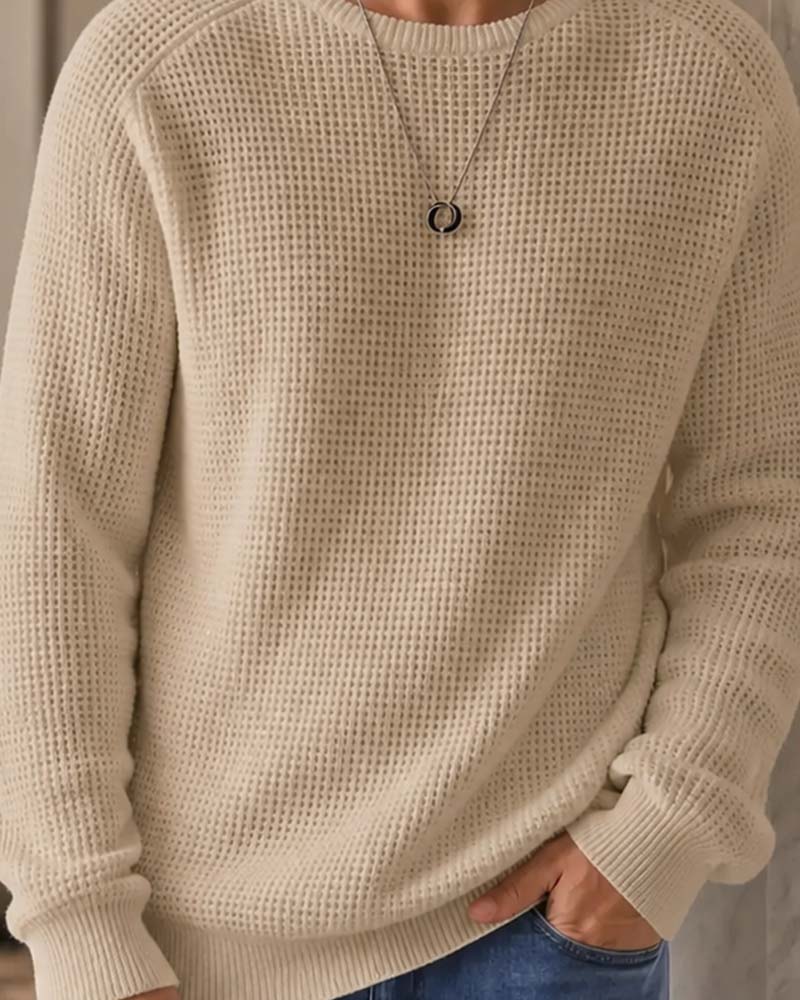 Pullover Homme Élégant Décontracté Tricoté