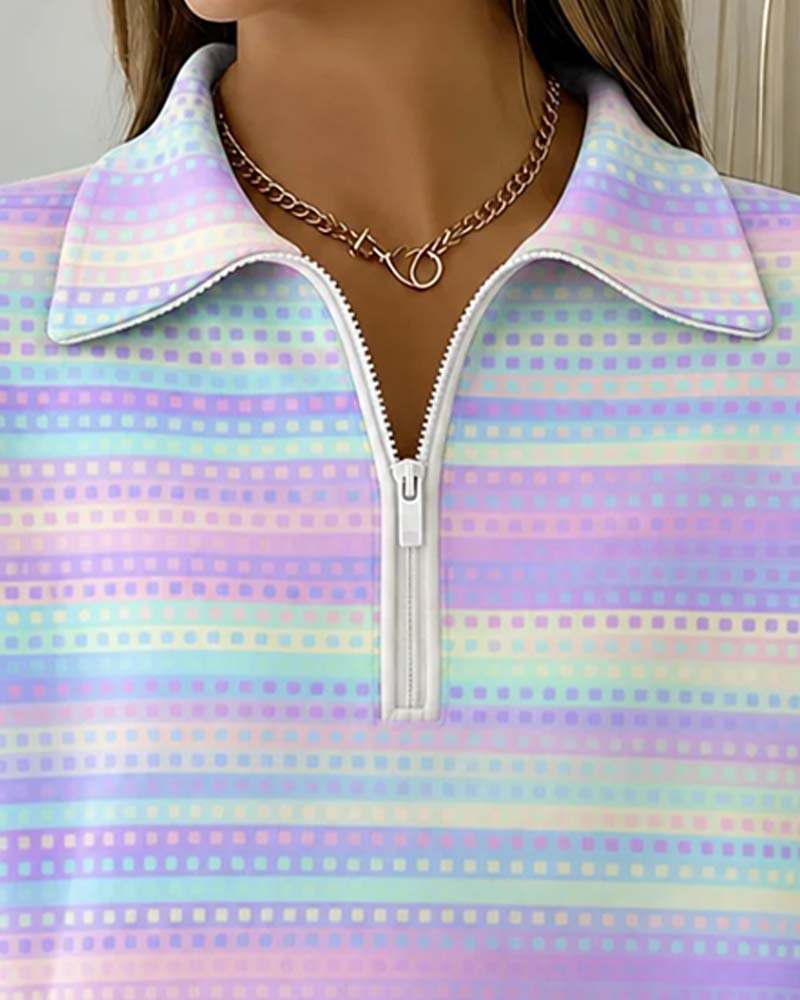Sweat‑shirt Revers Manches Longues