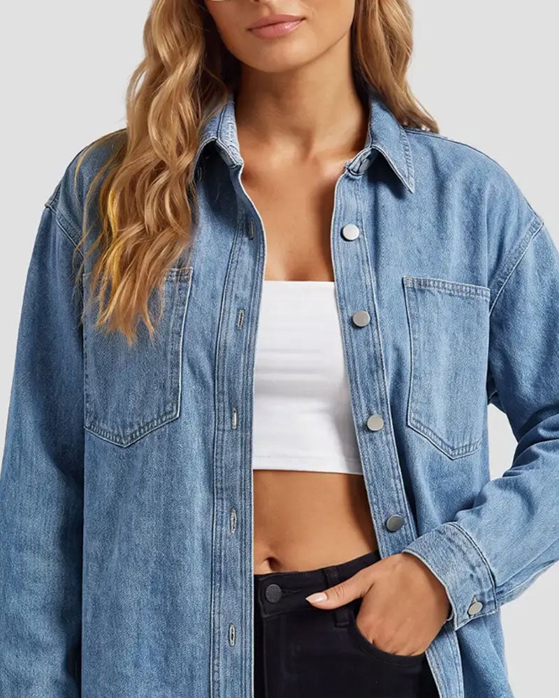 Chemise Manche Longue Revers