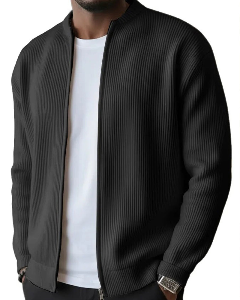 Manteau Homme Unie Fermeture Éclair