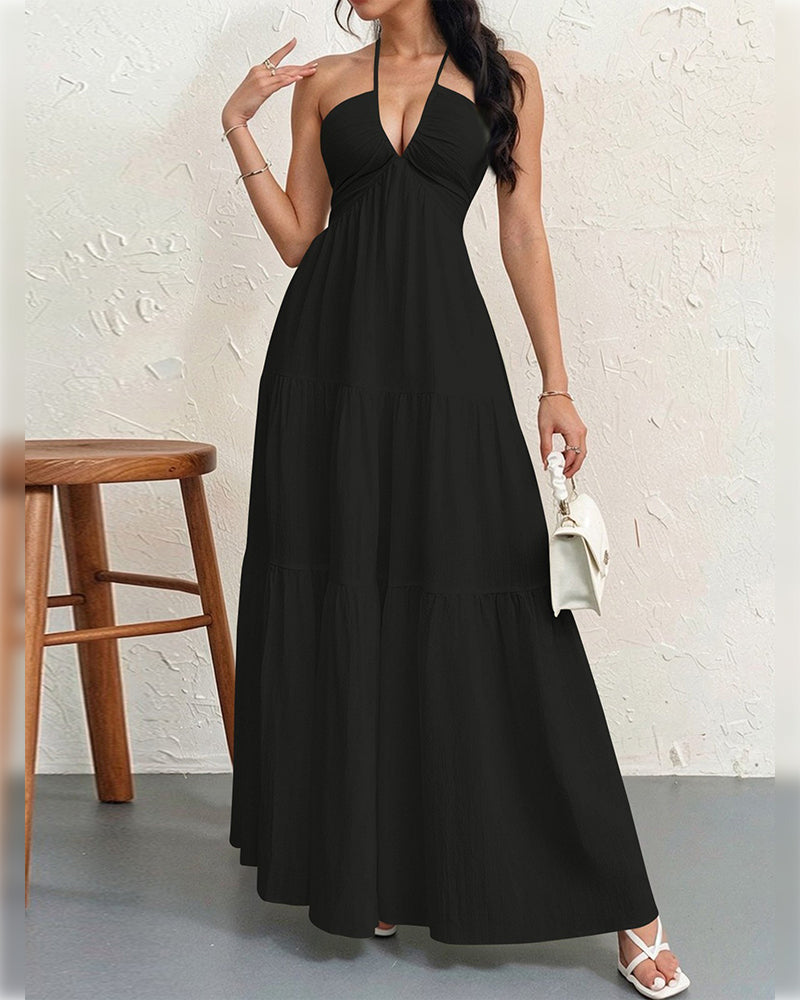 Robe Mode Unie Halter