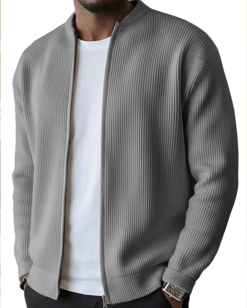 Manteau Homme Unie Fermeture Éclair