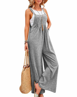 Combinaison Tricot Bretelles Large Jambe
