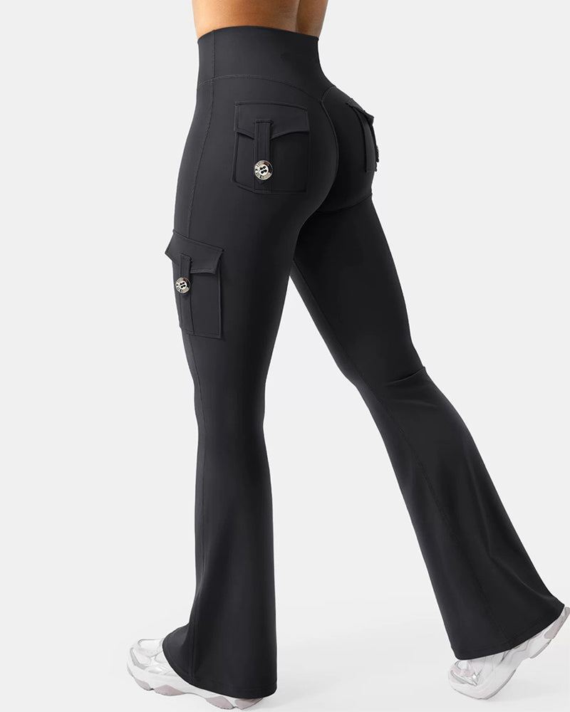 Pantalon Mode Yoga Évasé