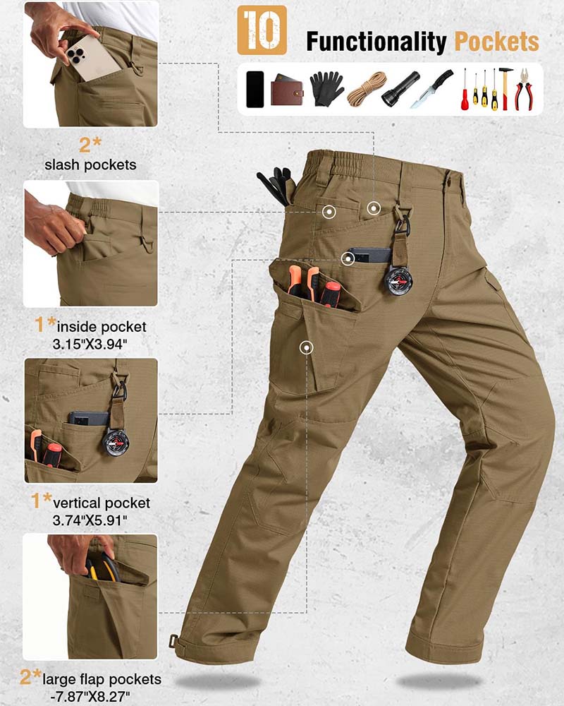 Pantalon Poche Droit Cargo
