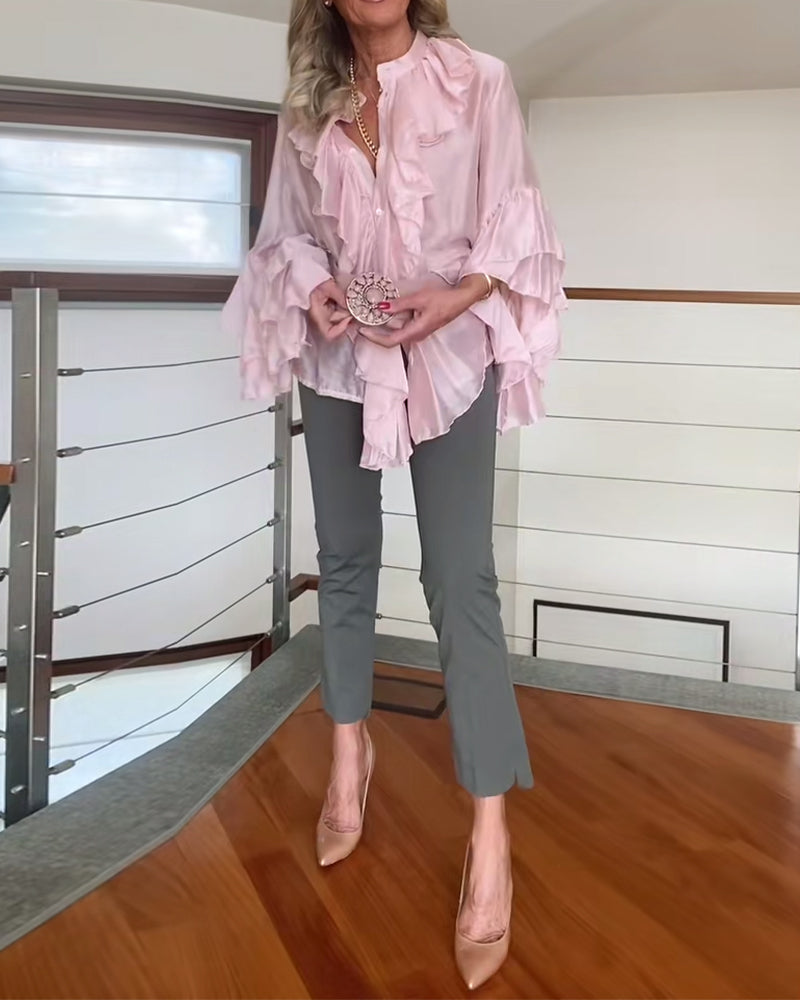 Blouse à la Mode à Volants