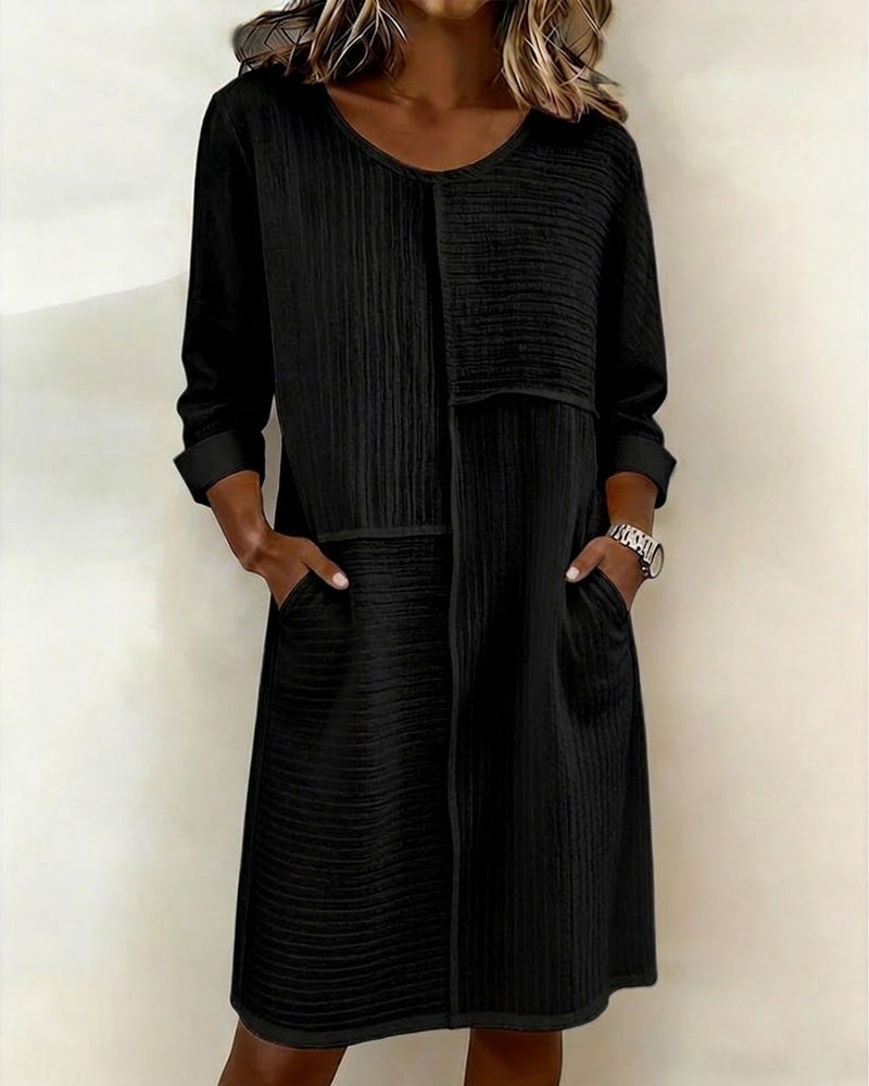 Robe Texturée Shift