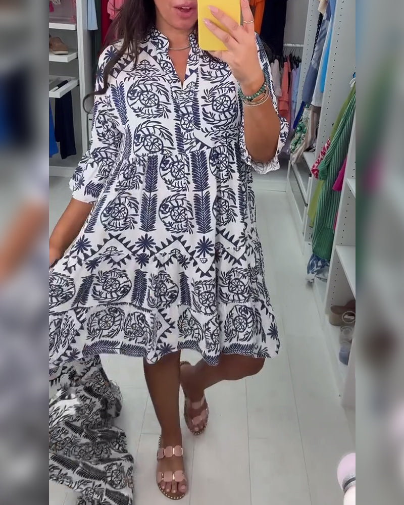 Robe Fashion Street imprimé