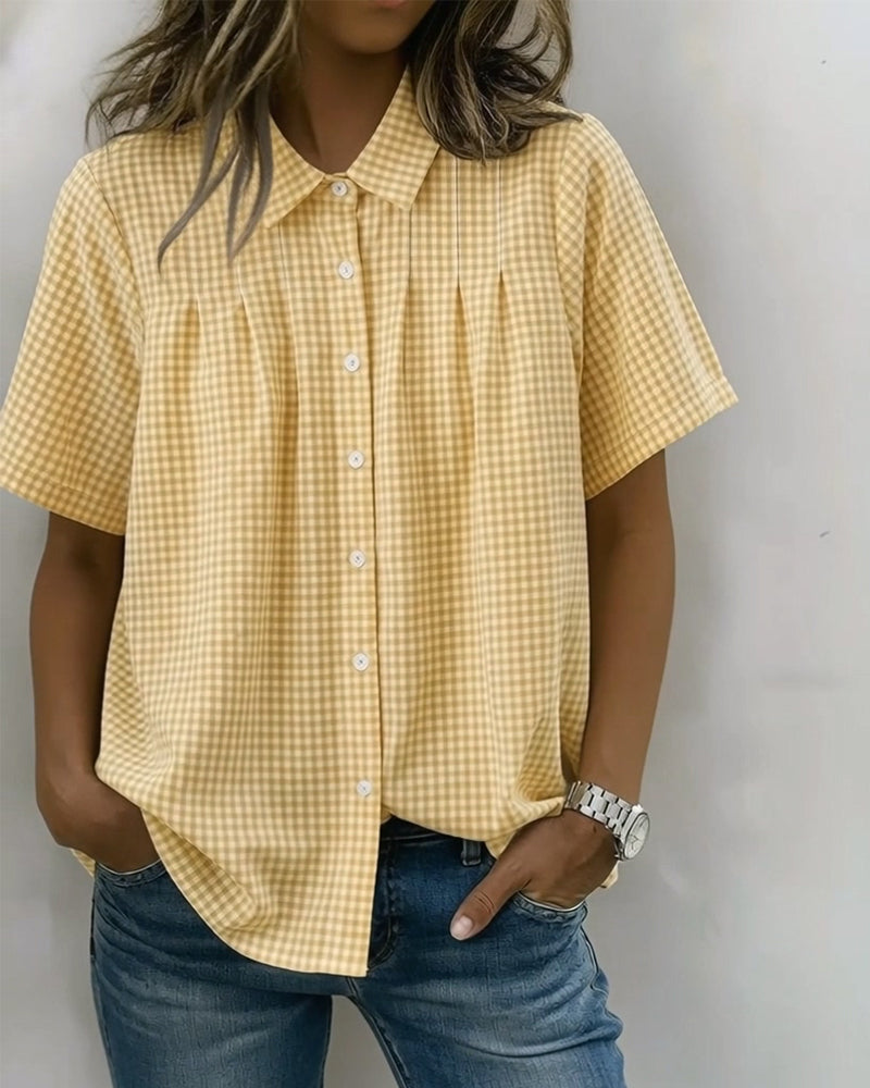 Chemise Revers Manches Courtes