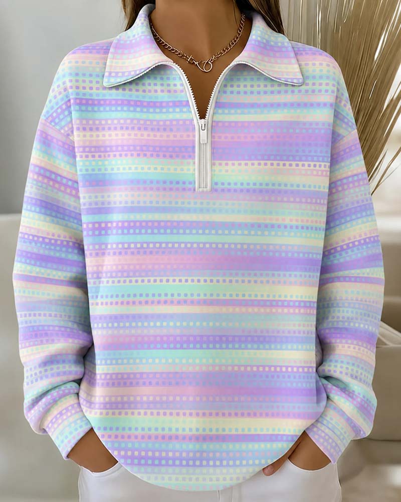 Sweat‑shirt Revers Manches Longues