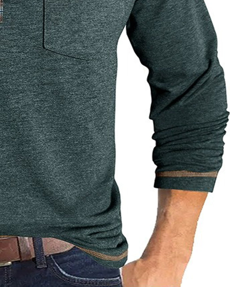 Blouse Homme Bouton Revers Polo