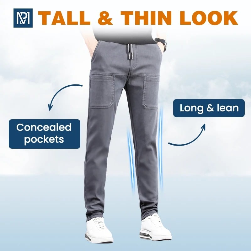 Pantalon Stretch Élevé Multi-Poche Durable Cargo