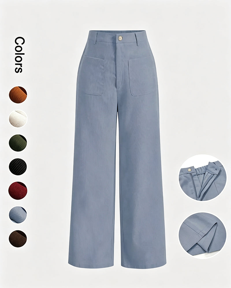Pantalon Large Jambe Droit