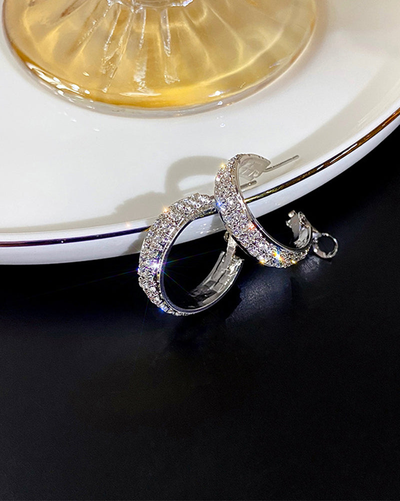 Petites créoles scintillantes