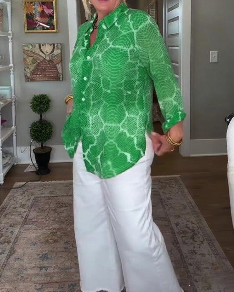 Blouse Avec Boutonnée Et Texturée Caractéristiques