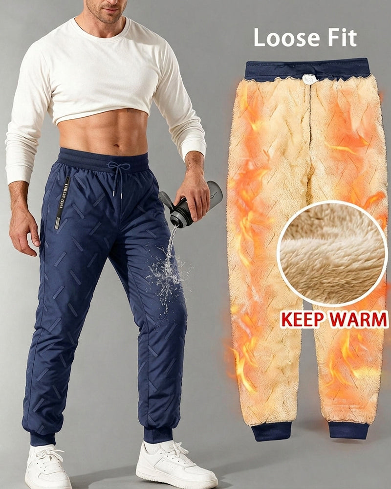 Pantalon Homme Chaud Poche Cordon