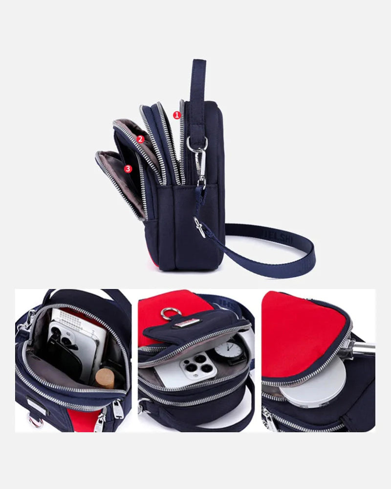 Sac à bandoulière imperméable pour femme