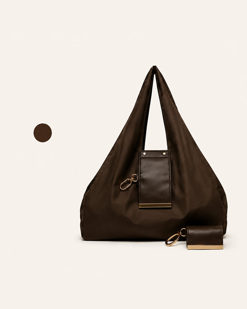Sac Transformable Charm – Tote En Cuir Vegan Élégant & Charm Porte-Clés