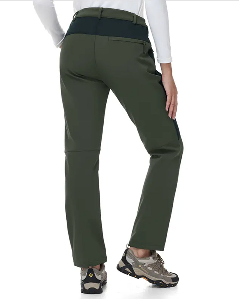 Pantalon Bloc De Couleur Coque Souple