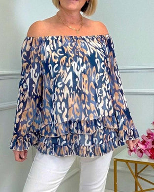 Blouse Manches Longues Imprimé