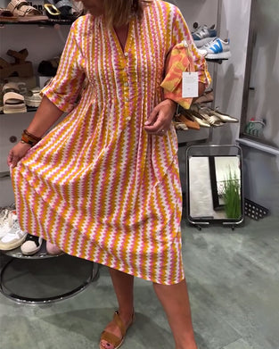 Obe À Imprimé Vagues